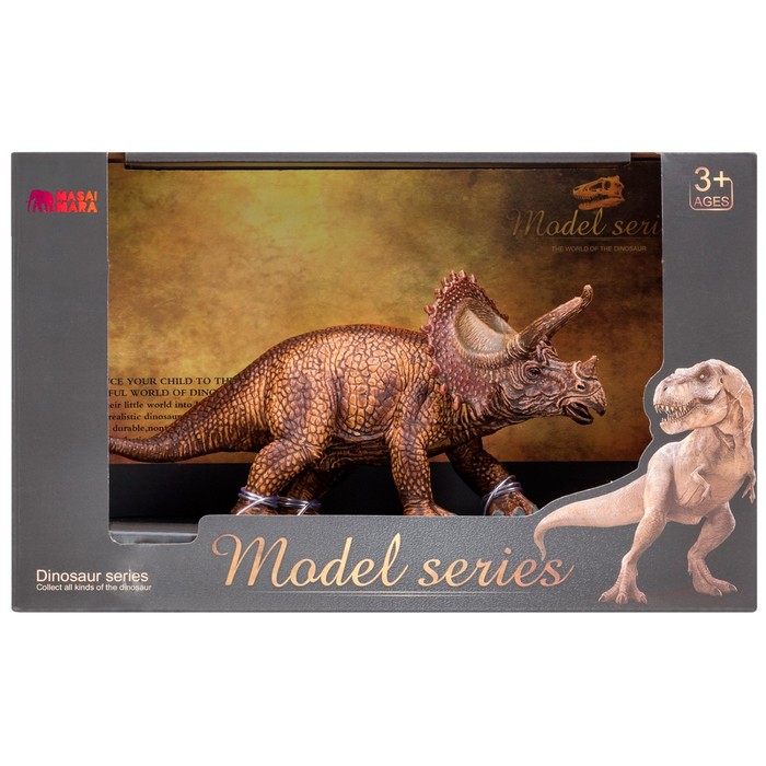 Фигурка динозавра «Мир динозавров: трицератопс», 20 см - фото 1905802323