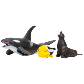 Набор фигурок «Мир морских животных», 3 фигурки