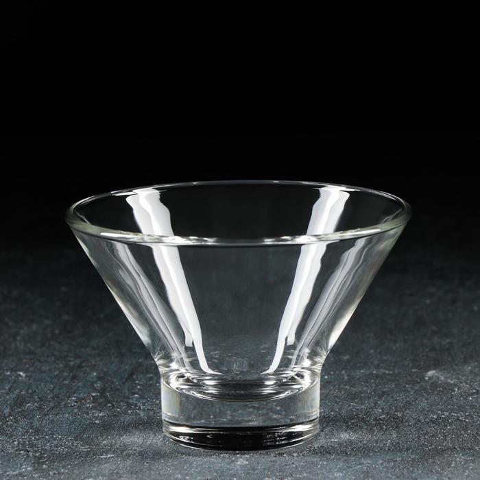 Креманка New Bell, 290 мл, d=12 см, стекло, прозрачная - Фото 1