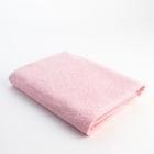 Полотенце махровое Экономь и Я 70х130 см, цв. розовый, 340 г/м² - Фото 1