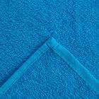 Полотенце махровое Экономь и Я 50х90 см, цв. голубой, 340 г/м² - Фото 3