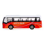 Автобус металлический «Междугородний», масштаб 1:64, цвет красный - фото 3727098