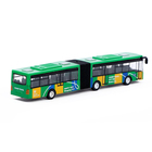 Автобус металлический «Городской транспорт», инерционный, масштаб 1:64, цвет зелёный - фото 3727108