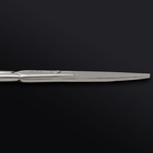 Ножницы маникюрные «Premium», прямые, широкие, 9 см, на блистере, цвет серебристый - Фото 8