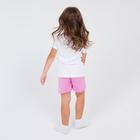 Пижама для девочки, цвет белый/розовый, рост 116 см (40) - Фото 5