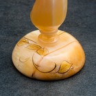 Подсвечник "Василек", 16х5 см, селенит - фото 21286018