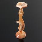 Подсвечник "Василек", 16х5 см, селенит - фото 21286019