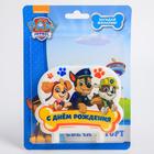 Свеча в торт "С Днем рождения", Щенячий патруль - фото 24661867