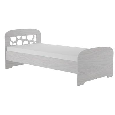 Кровать односпальная «Омега 16», 800 × 1900 мм, ЛДСП, цвет ясень анкор светлый