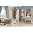 Кровать односпальная «Омега 16», 800 × 1900 мм, ЛДСП, цвет ясень анкор светлый - Фото 3