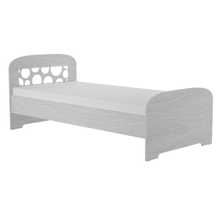 Кровать односпальная «Омега 16», 90×190 см, ЛДСП, цвет ясень анкор светлый - Фото 1