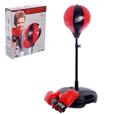 УЦЕНКА (помята упаковка) Набор для бокса «Нокдаун», груша, перчатки, 81–120 см