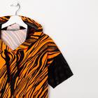 Костюм женский (свитшот, брюки), цвет оранжевый, размер 42 - Фото 4