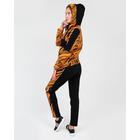 Костюм женский (свитшот, брюки), цвет оранжевый, размер 42 - Фото 3