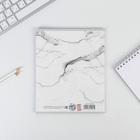 Тетрадь в клетку, предметная, 48 л., на скрепке, А5 «МРАМОР. Алгебра» - Фото 4