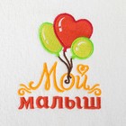Набор полотенец с вышивкой "Collorista" "Мой малыш" 30 х 70 см, 48 х 90 см, 100% хлопок, 450гр/м2 - Фото 3