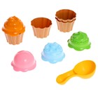 Набор игрушек для песочницы «Кексы» - Фото 1