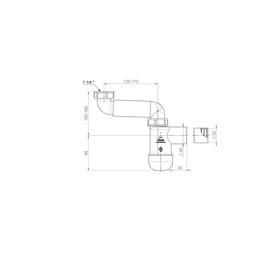 

Сифон для раковины PREVEX Preloc PRM-N4NNA-001, 1 1/4", горизонтальный, белый