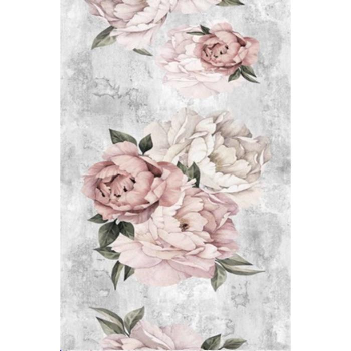 Стеновая панель ПВХ «Жаклин 651» Light, узор, 2700×250 мм, цвет серый - Фото 1