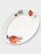 Столовый сервиз «Бархатная роза», 37 предметов, стеклокерамика, белый - Фото 19