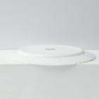 Столовый сервиз «Бархатная роза», 37 предметов, стеклокерамика, белый - Фото 26