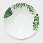 Столовый сервиз «Лист папоротника», 37 предметов, стеклокерамика, белый - Фото 11