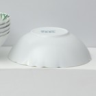 Столовый сервиз «Лист папоротника», 37 предметов, стеклокерамика, белый - Фото 12