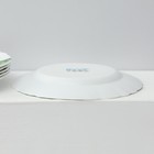 Столовый сервиз «Лист папоротника», 37 предметов, стеклокерамика, белый - Фото 15