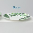 Столовый сервиз «Лист папоротника», 37 предметов, стеклокерамика, белый - Фото 17