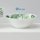 Столовый сервиз «Лист папоротника», 37 предметов, стеклокерамика, белый - Фото 7