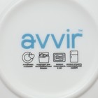 Чайный сервиз Avvir «Лист папоротника», 12 предметов: чашка 200 мл, блюдце d=14 см, стеклокерамика, белый - Фото 7