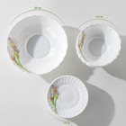 Сервиз столовый Доляна «Дивные каллы», 37 предметов, стеклокерамика 5256187