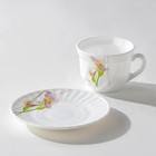 Сервиз столовый Доляна «Дивные каллы», 37 предметов, стеклокерамика 5256187