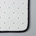 Набор ковриков для ванны и туалета Доляна «Мрамор», 3 шт: 50×80, 45×50, 38×43 см, цвет серый - Фото 5