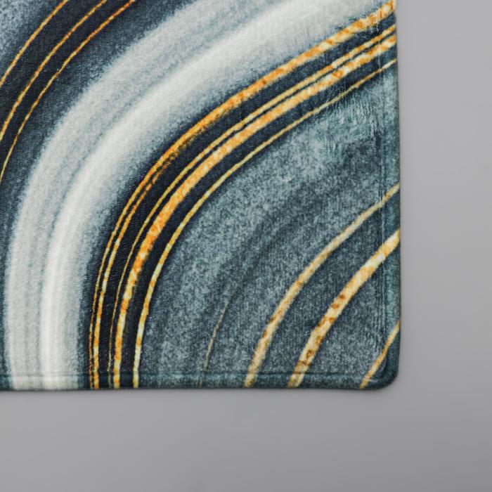 Коврик для дома Доляна «камень», 40×60 см, цвет малахитовый. Коврик Доляна «камень», 40×60 см, цвет бирюзовый. Малахитовый цвет лента для сауны.