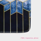 Коврик Доляна «Космос», 40×60 см, цвет голубой - фото 2940779