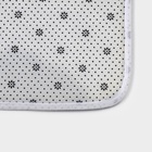 Коврик для ванной и туалета Доляна «Камень», 44×120 см, чёрный - Фото 6