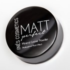 Пудра рассыпчатая, INES COSMETICS, MATTE perfect, транспарентная, №01 - Фото 1