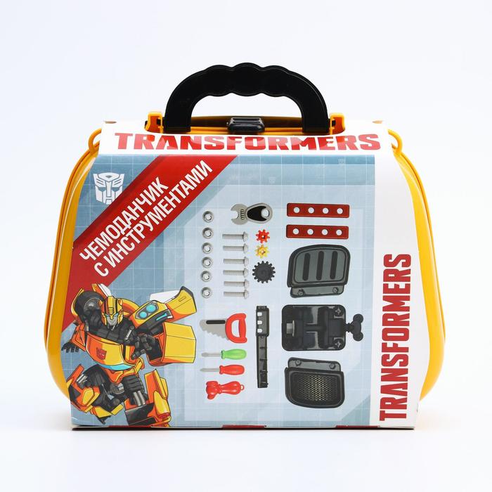 Набор строителя "чемоданчик" в сумке с инструментами игровой, Трансформеры - фото 1911576644