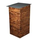 Туалет дачный, деревянный, 202×118×120 см, 1 и 2 - го сорта, «Эконом» - фото 24379584