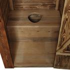 Туалет дачный, деревянный, 202×118×120 см, 1 и 2 - го сорта, «Эконом» - фото 24379585