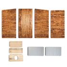 Туалет дачный, деревянный, 202×118×120 см, 1 и 2 - го сорта, «Эконом» - фото 24379588