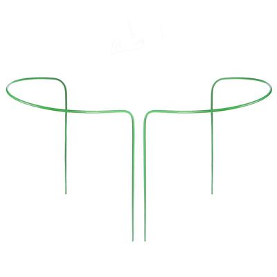 Кустодержатель, d = 50 см, h = 60 см, ножка d = 0.3 см, металл, набор 2 шт., зелёный, Greengo