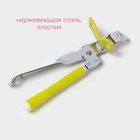 Нож консервный Доляна «Оригинал», 16 см, зелёный - Фото 2