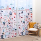 Шторы портьерные «Этель. Город», 145×260 см, 2 шт., габардин - Фото 2