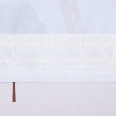 Шторы портьерные «Этель. Город», 145×260 см, 2 шт., габардин