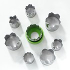 Набор овощерезок «Вкус», 8 предметов, зелёный - Фото 4