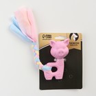 Игрушка жевательная Пижон Premium "Свинка", 10 х 6 х 3,5 см, розовая - фото 6429365