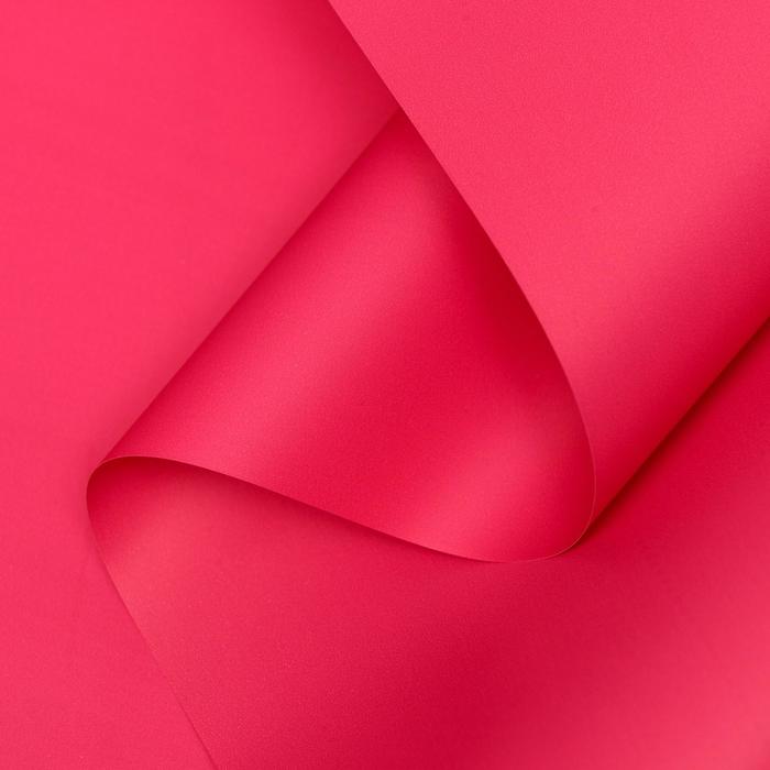 Пленка для цветов тонированная, матовая, кармин с розовым, 0,5 х 10 м, 70 мкм - Фото 1