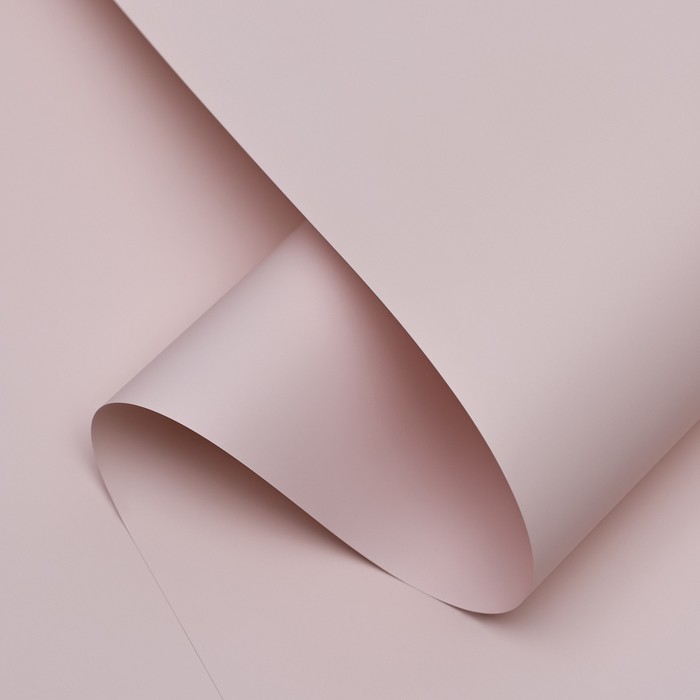 Пленка для цветов тонированная, матовая, кремовая, 0,5 х 10 м, 70 мкм - Фото 1